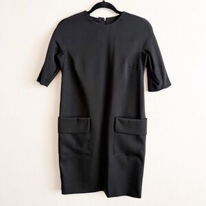 Prada Elegant Black Dress with Pockets size 38 us 2/4